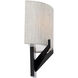 Fitzgerald Wall Sconce Wall Light in 3000K, Black, dweLED