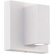 Vue LED 4 inch White Outdoor Wall Light