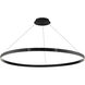 Sirius LED 48 inch Black Pendant Ceiling Light, dweLED