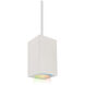 Cube Arch Graphite Mini Pendant Ceiling Light in Narrow, 90, Color Changing