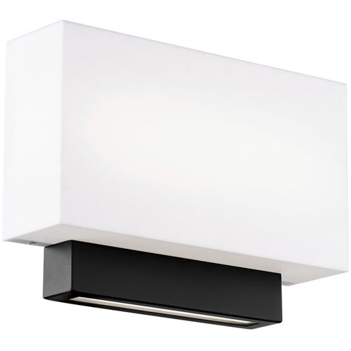 Maven 1 Light 1.5 inch Black Wall Sconce Wall Light, dweLED