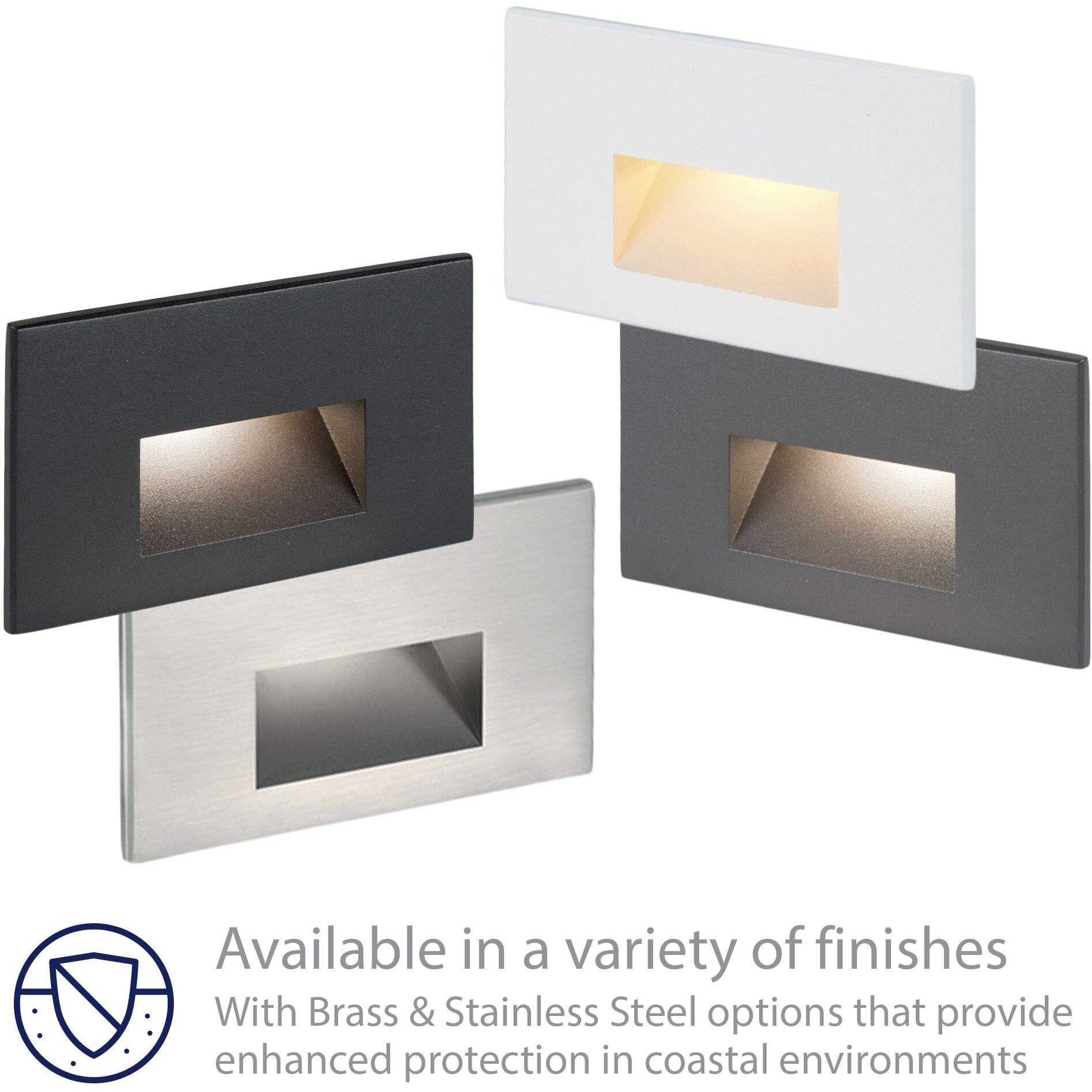 Stainless steel step lights discount