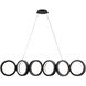 Cabot Linear Pendant Ceiling Light in 3500K, dweLED