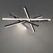Parallax 6 Light 30 inch Black Pendant Ceiling Light