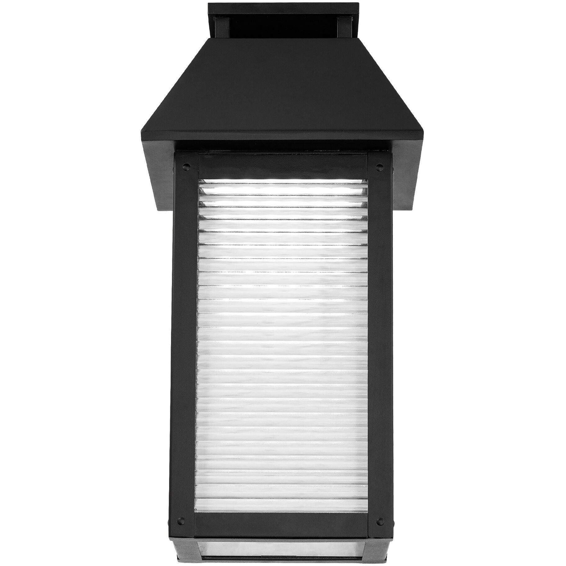 Faulkner LED 18 inch Black Outdoor Wall Light, dweLED