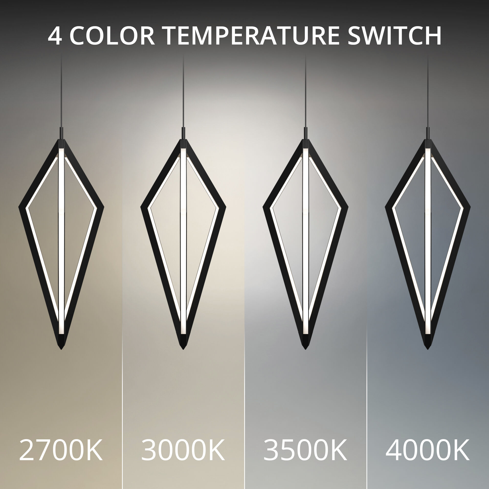 Tribeca LED 9 inch Black Pendant Ceiling Light in 3500K, dweLED