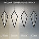 Tribeca LED 9 inch Black Pendant Ceiling Light in 3000K, dweLED