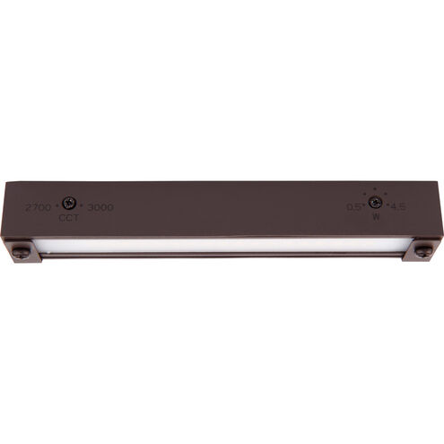 Tyler 12 4.5 watt Solid Brass Coated in Bronze Hardscape Lighting in Bronze on Brass, WAC Landscape