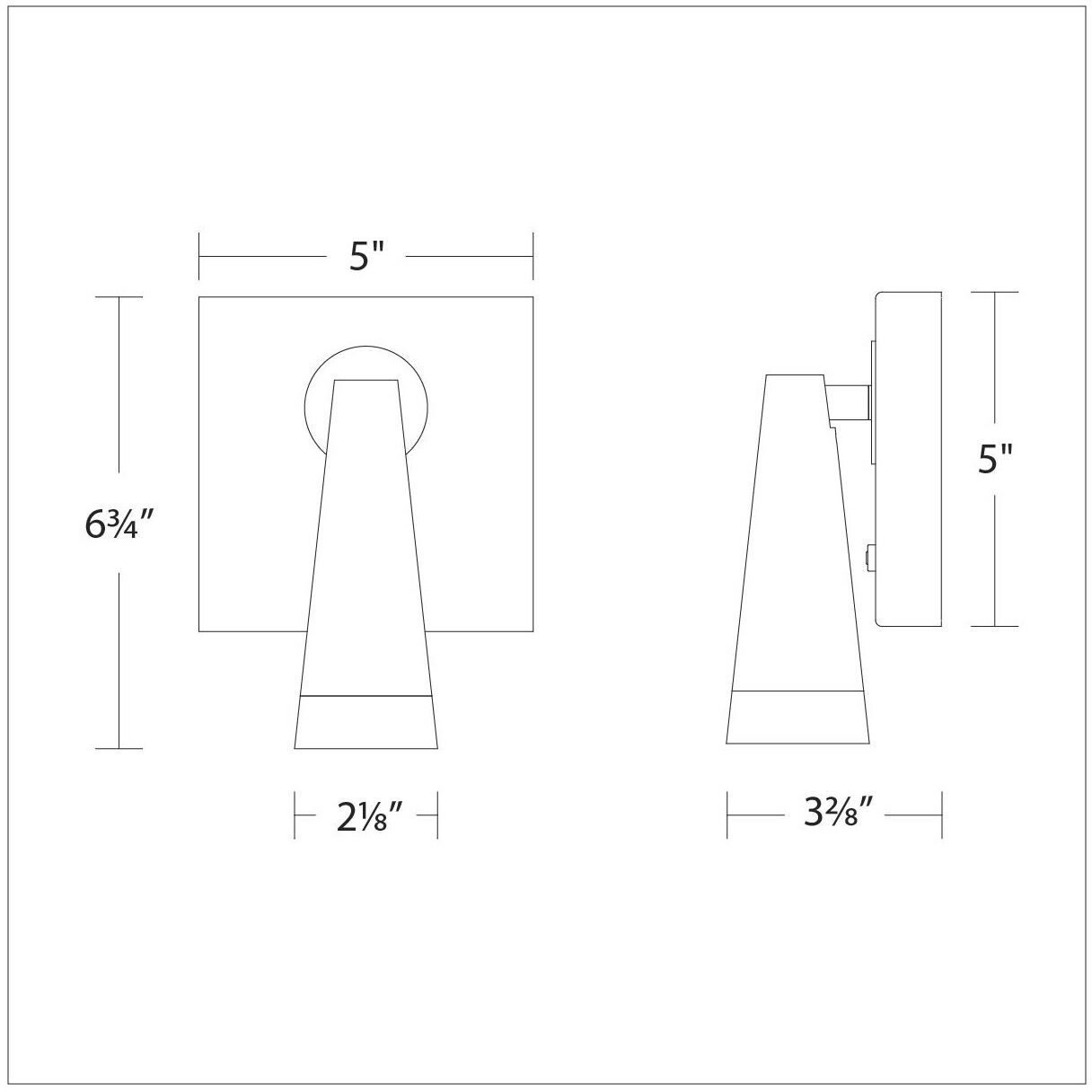 Arne Reading Light Wall Light in Black Brushed Nickel, dweLED