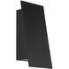 Slant LED 10.63 inch Black Outdoor Wall Light, dweLED