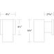 Cylinder LED 6.75 inch Bronze Outdoor Wall Light
