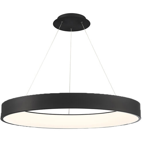 Corso LED 42.5 inch Black Pendant Ceiling Light in 43in, dweLED