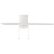 Atlantis 52 inch Matte White Flush Mount Ceiling Fans, WAC Fans Limited