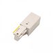 Live End Connector 1 Light 120 White Track Accessory Ceiling Light