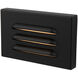 Tyler 12 4 watt Black Step and Wall Lighting in 3000K, WAC Landscape