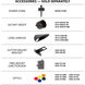 WAC 120V Accent Light 120 3.5 watt Black Accent Light, WAC Landscape