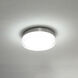 Dot 1 Light 8.88 inch Stainless Steel Flush Mount Ceiling Light