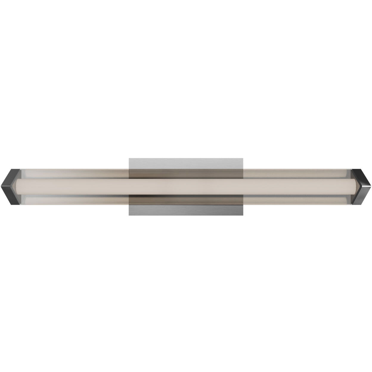 Boulevard LED 24 inch Brushed Nickel Bath Vanity & Wall Light in 3500K, dweLED