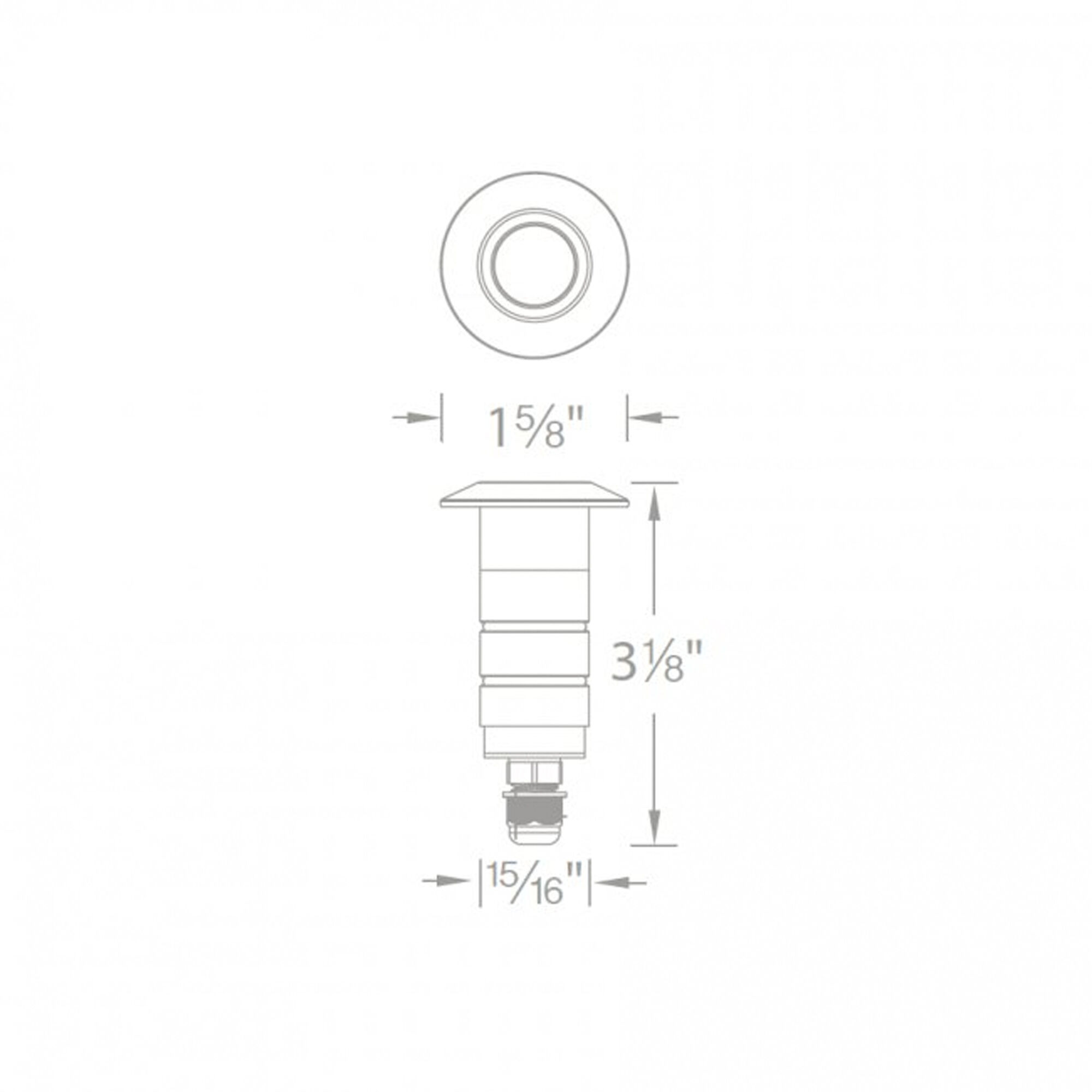 Tyler 12 2 watt Stainless Steel Path Lighting in 3000K, WAC Landscape