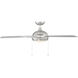 Disc II 52 inch Brushed Nickel Downrod Ceiling Fans, Limited Fan