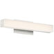 Brink LED 12.56 inch Brushed Aluminum Bath Vanity & Wall Light in 3500K, dweLED