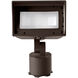 Adjustable Wall Wash Bronze Low Voltage Wall Wash in 2700K Warm LED, WAC Landscape