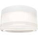 Balto II LED 5.38 inch White Outdoor Flush Mount, dweLED