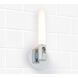 Clare LED 5.5 inch Chrome Bath Vanity & Wall Light, dweLED
