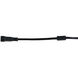 WAC 12VDC Strip Light Black Lead Cable in 72in, WAC Landscape
