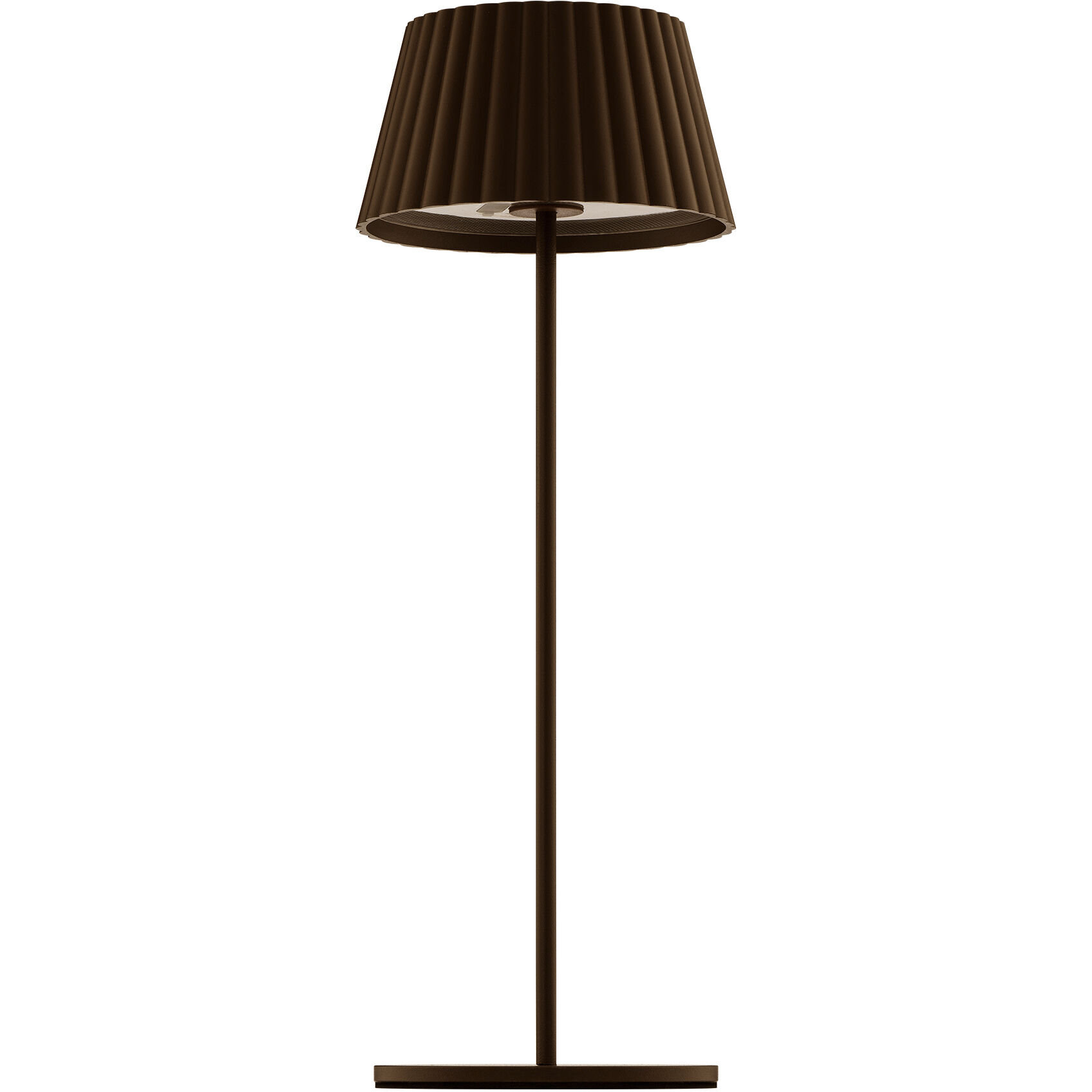Pleat 14.75 inch 2.00 watt Bronze Rechargeable Table Lamp Portable Light, WAC Limited