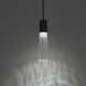 Sleek LED 2.63 inch Black Outdoor Pendant, dweLED