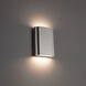 Layne Wall Sconce Wall Light in 3000K, Brushed Nickel, dweLED