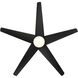 Viper 60 inch Matte Black Downrod Ceiling Fans, Smart Fan
