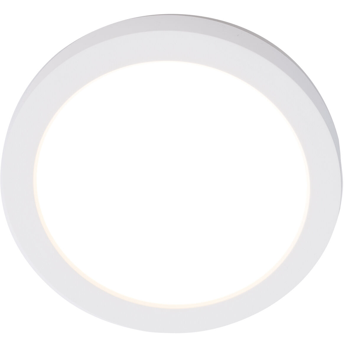 Round LED 5.25 inch White Flush Mount Ceiling Light in 3000K, 1, WAC Limited