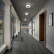 Bonham LED 8 inch Brushed Nickel Flush Mount Ceiling Light in 3500K, dweLED