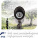InterBeam 9 6 watt Black Accent Lighting in 3000K, 1, Low Voltage Accent Light, WAC Landscape