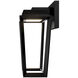 Levee LED 16.13 inch Black Outdoor Wall Light, dweLED