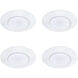 I Can't Believe It's Not Recessed LED 7.5 inch White Flush Mount Ceiling Light in 4, WAC Limited