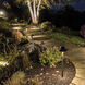 Tiki 12 6.5 watt Solid Brass Coated in Bronze Path and Area Light in 3000K Warm White LED, WAC Landscape