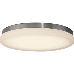 Slice LED 14 inch Brushed Nickel Flush Mount Ceiling Light in 2700K, dweLED