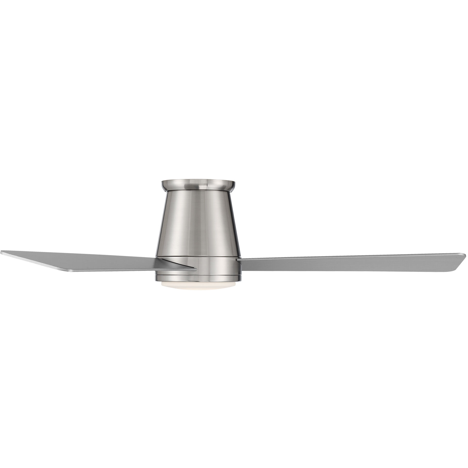 Hug 52 inch Brushed Nickel Flush Mount Ceiling Fans, Smart Fan