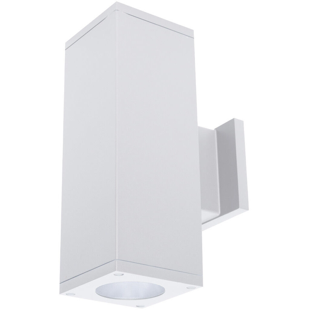 Cube Arch LED 5.5 inch White Sconce Wall Light in Flood, 85, 3500K, Towards Wall