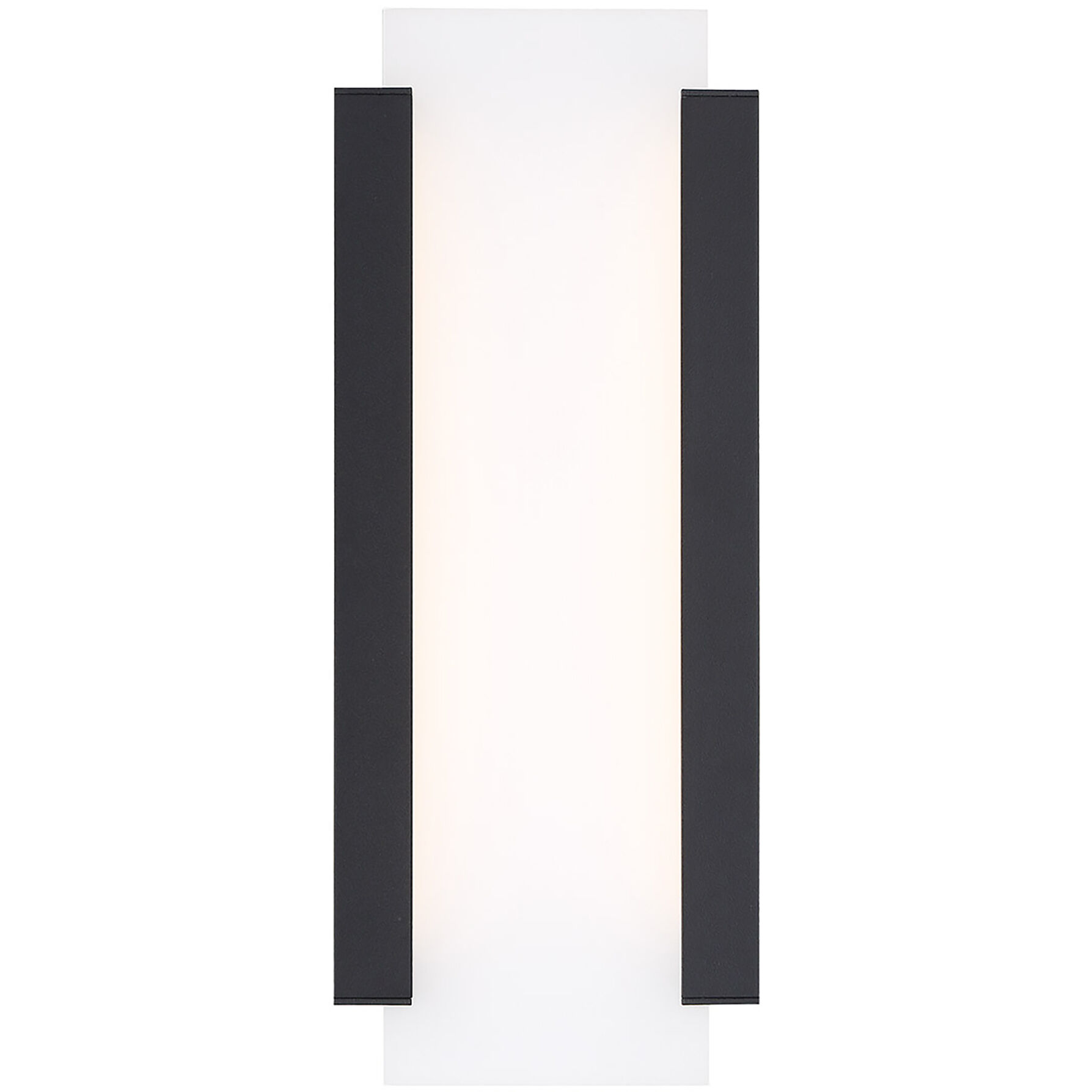 Fiction LED 14.13 inch Black Outdoor Wall Light, dweLED