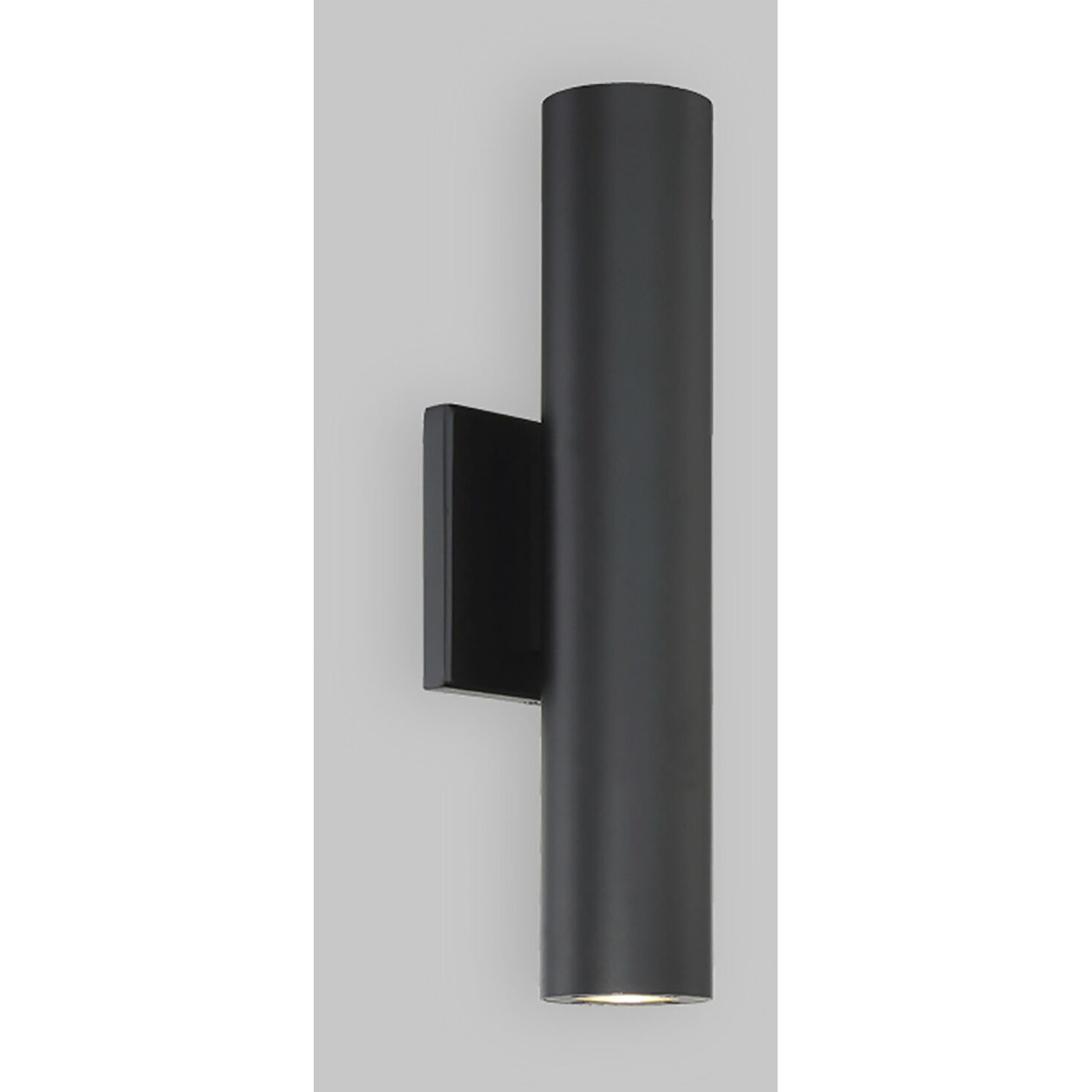 Caliber LED 14 inch Black Outdoor Wall Light in 14in, dweLED