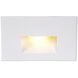 Tyler 12 2 watt White Step and Wall Lighting in Amber, WAC Landscape