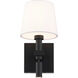 Chloe LED 7.25 inch Black Reading Light Wall Light, dweLED