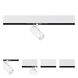 Ventrix 1 Light 48 White Track Fixtures Ceiling Light