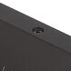 Functional 3 Light 5 inch Black on Aluminum Wall Sconce Wall Light in 5in