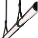 Balance Beam Linear Pendant Ceiling Light in 2700K, dweLED