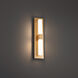 Camelot Wall Sconce Wall Light in Aged Brass, dweLED